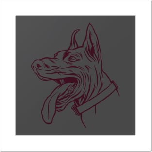 Doberman Dog Posters and Art